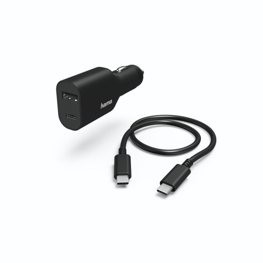 Автомобильное зарядное устройство Hama для ноутбука USB-C PD 5