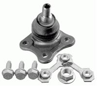 43542 01 - Lemforder 4 цельные втулки + пальцы поворотного рычага golf iv