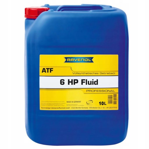 1211112-010 - Ravenol atf 6hp fluid 10л масло акпп