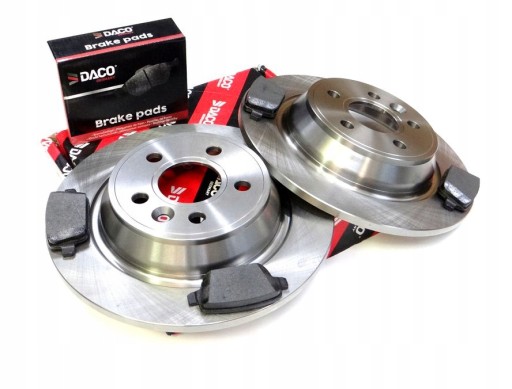 ДИСКИ + КОЛОДКИ ЗАДНІ ЗАДНІ FORD MONDEO IV MK4 S-MAX