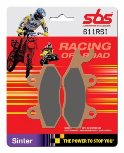 611RSI - БЛОКИ SBS KAWASAKI RM 125 J 88 передні