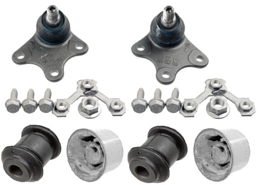 25524 02 - Пальцы + втулки lemforder vw polo fox lublin