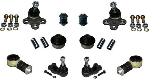zestaw0093 - Втулки + шпильки + роз'єми opel astra i f 18мм