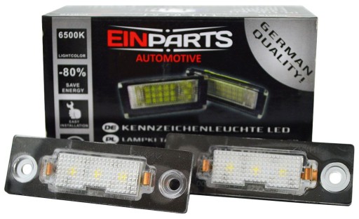 EP23 - Светодиодные индикаторы номерного знака VW Touran 2003-2010