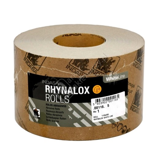 INDASA наждачний папір білий рулон P 80 50m