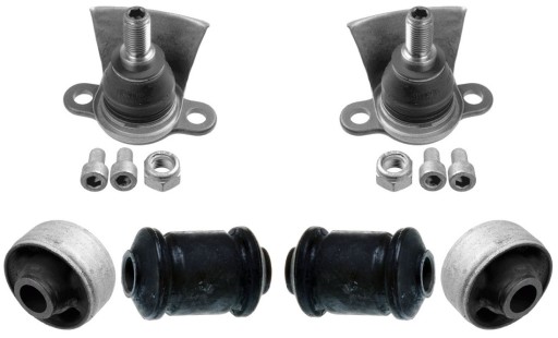 16610 01, - Пальцы + втулки lemforder alhambra galaxy sharan