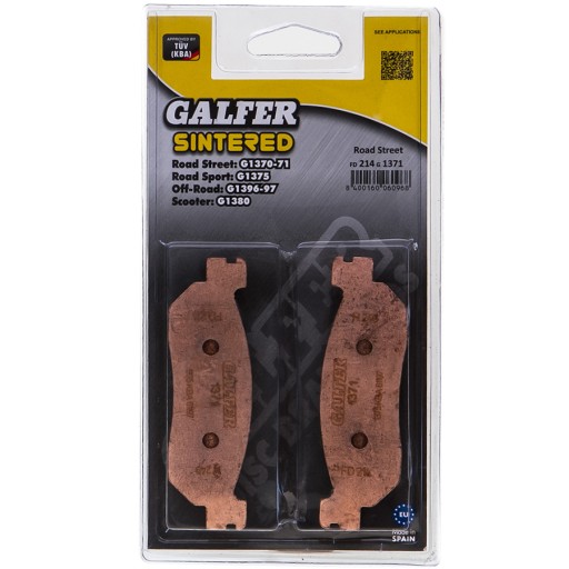 FD214G1371 - Тормозные колодки YAMAHA YZF - R6 99-02 задние