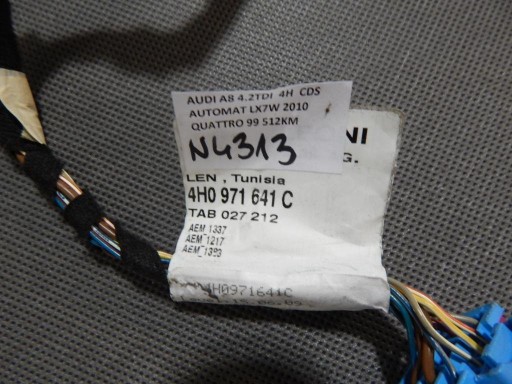 AUDI A8 D4 4H bundle TUNELU 4H0971641C