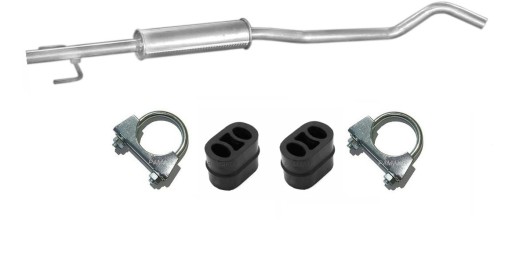 17.560 - OPEL TIGRA TWIN TOP 1.4 2004-2009 СЕРЕДНІЙ ГЛУШНИК