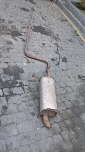 FORD FIESTA MK7 1.5 TDCI ГЛУШНИК ВИХЛОПНОЇ ТРУБИ