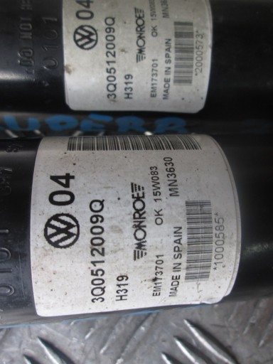 shock absorber amor rear SKODA SUPERB 3V0 2,0TDI