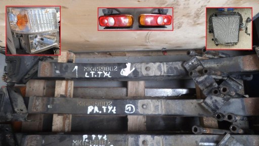 Задняя пружина mitsubishi canter fuso 6+3 mk459802