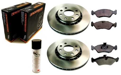 Диски колодки OPEL Vectra B передні колеса на 4 болта