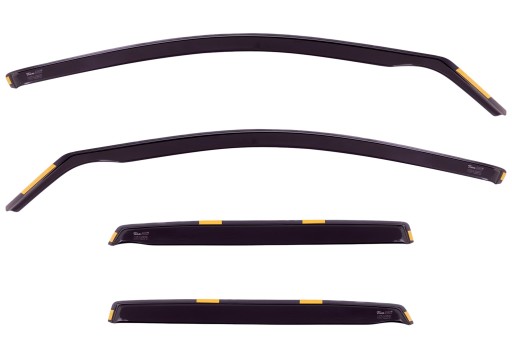 HONDA CIVIC VII 5ДВЕРІ 01-05 КОМПЛЕКТ ОБТІЧНИКІВ HEKO