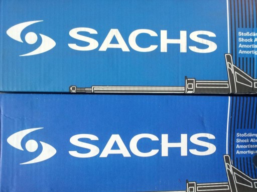 170 814 - Амортизаторы sachs audi a4 b5 задние + бамперы + защита 2 шт.