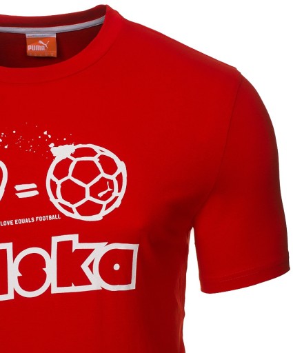 Puma koszulka Polska Football Tee 470453 07 L 8144379635 Odzież Męska T-shirty CP XPPHCP-6