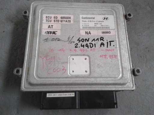 2.4GDI - Hyundai sonata 2011 2.4 gdi a/t двигатель компьютер