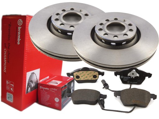 Диски Brembo передні AUDI A6 PASSAT SUPERB