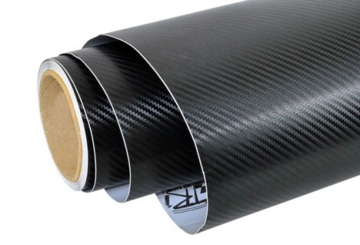 ВИНИЛОВАЯ ПЛЕНКА АВТО КАРБОН 3D ЧЕРНЫЙ МАТОВЫЙ 2M