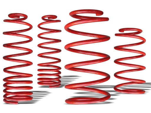 EVOVW027F, EVOVW027F - Спортивные пружины vw jetta golf 2 ii 83- 60/40 мм