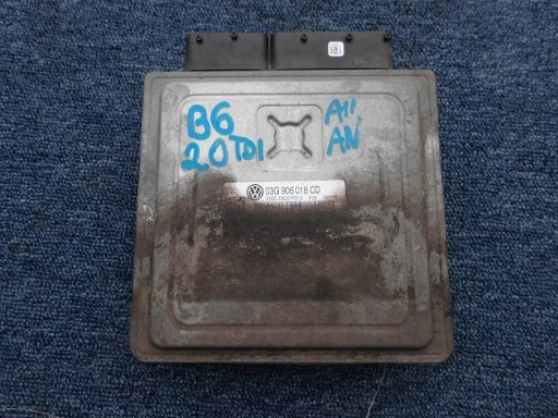 Контроллер двигателя 03g906018cd passat b6 2.0tdi bkp