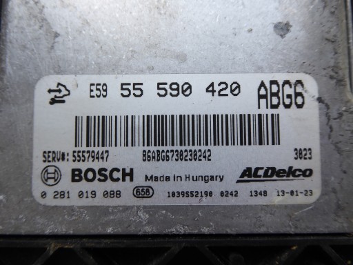 Computer Bedienteil DES MOTORS OPEL ZAFIRA C 2.0 CDTI