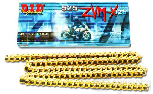 DID525ZVMXG&B110 - ЛАНЦЮГ DID 525ZVMX ЗЛОТИЙ 110 KAWASAKI ZX7R 750 96