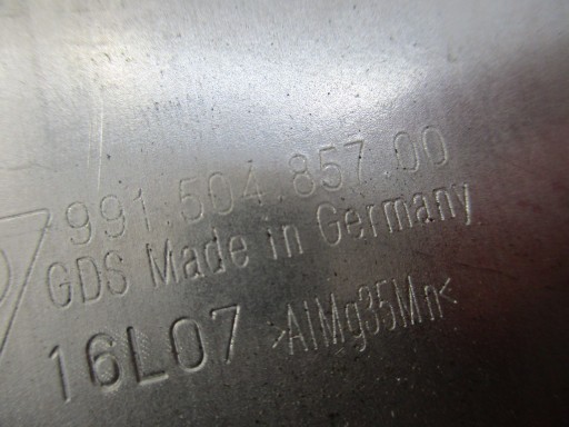 BLENDE ABDECKUNG UNTERFAHRSCHUTZ BLECH PORSCHE 991