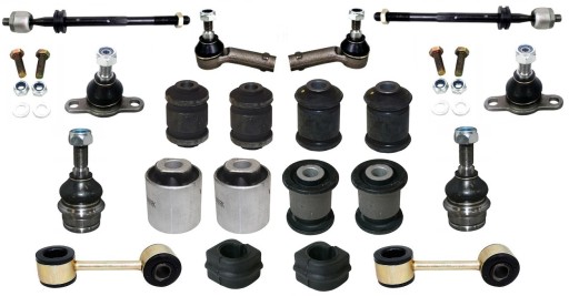 ALL4909A - Шворні, втулки поперечних важелів, тягові тяги, vw transporter t4 1996 - передня комплектація