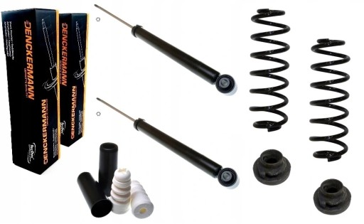 ALL1908F - Пружини амортизатори шайби vw golf iv 5 дверей new beetle задні сильні hd