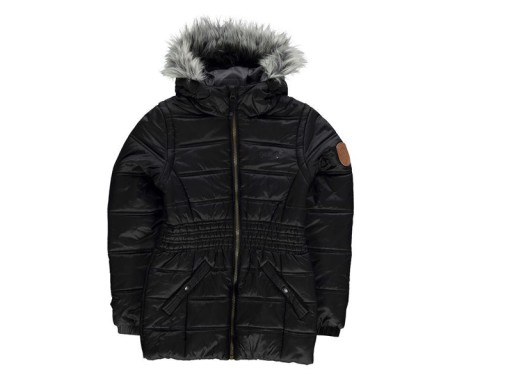 GELERT STORM Parka kurtka 146 152 11 12 czarna 12219306412