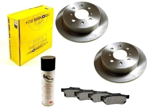 Диски колодки HONDA JAZZ II GD 2002-2008 CITY задній