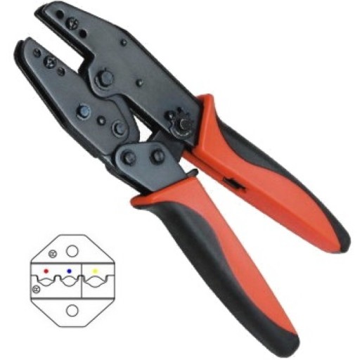 Обжимной инструмент HT-5132R для изолированных разъемов в виниловом чехле