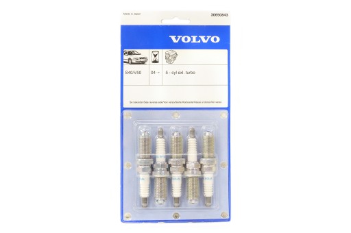 30650843 - Свечи зажигания oe volvo c30 c70 5цил. без турбо