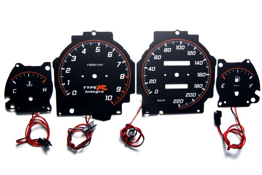 HONDA INTEGRA DA6 '91 2-го поколения INDIGLO циферблаты одометра