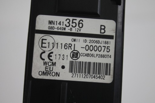 ignition key MN141356 MITSUBISHI LANCER X