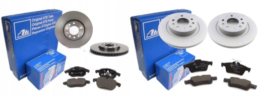 ДИСКИ КОЛОДКИ ATE ПЕРЕДНЯ ЗАДНЯ OPEL VECTRA C