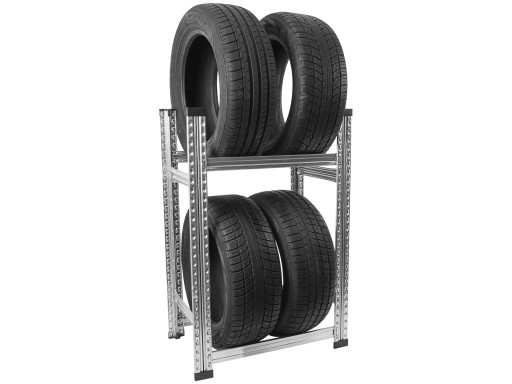 МЕТАЛЕВИЙ ОЦИНКОВАНИЙ СТЕЛАЖ ДЛЯ ЗБЕРІГАННЯ 4 ШИН