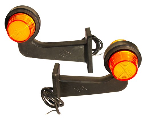 LKD2607 - УГЛОВОЙ ГАБАРИТНЫЙ ФОНАРЬ СВЕТОДИОДНЫЙ УКАЗАТЕЛЬ ПОВОРОТА 12/24 2X