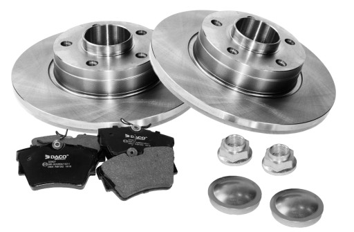 003648 - Диски X2 колодки задній VIVARO TRAFIC PRIMASTAR