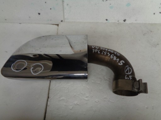 7P6253681S - VW TOUAREG 10-18 7P НАКОНЕЧНИК ВЫХЛОПНОЙ ТРУБЫ ХРОМ ЛЕВЫЙ