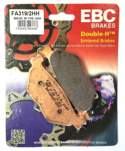 FA319/2HH - ЗАДНИЕ КОЛОДКИ YAMAHA TDM 900 FJR 1300 RACER XVS 950