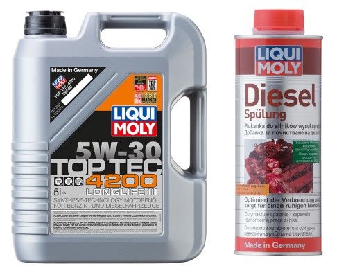 LIQUI MOLY 8973 5L TOP TEC 4200 5W30 + Spulung