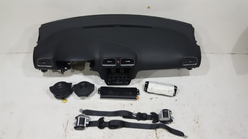 VOLKSWAGEN GOLF 6 VI ДОШКА КОНСОЛЬ ПОДУШКА БЕЗПЕКИ РЕМЕНІ