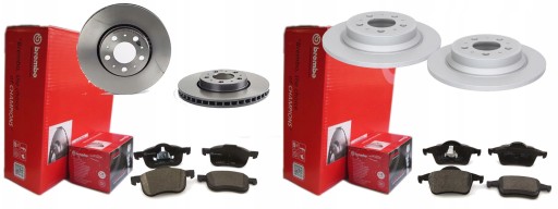 Диски Brembo передние задние VOLVO S60 S80 285M