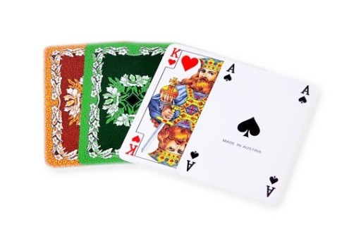 PLAYING CARDS KARTY DO GRY 2 TALIE 55 LIŚCIE DĘBU PIATNIK 