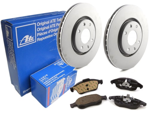 ДИСКИ + КОЛОДКИ ATE ПЕРЕДНІ CITROEN BERLINGO І II
