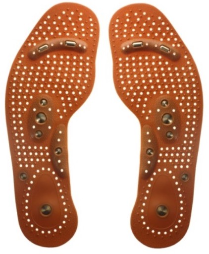 Вкладиші TradeMark Szablowski, розмір 42, антибактеріальні, hallux, ортопедичні, п'яткові шпори, поперечна та поздовжня плоскостопість, профілактичні, діабетична стопа коричневі