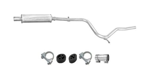 07.411 - FIAT PALIO 1.2 8V (1997-2001) СРЕДНИЙ ГЛУШИТЕЛЬ