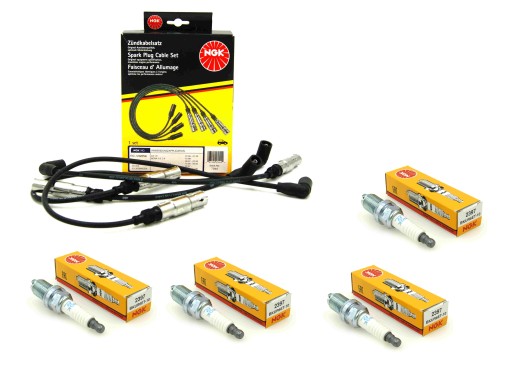 7044 - Провода ngk + свечи зажигания для audi a3 8l1 a4 b6 1.6